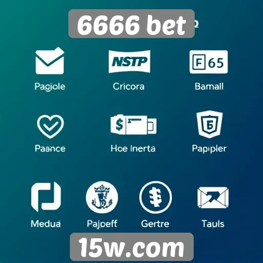 Métodos de pagamento disponíveis na 6666 bet